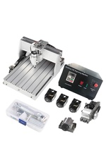 Mesin CNC 3040 800W Spindle 4 Axis CNC Router untuk Mengukir PCB, Menggiling, Memotong, dan Mengebor 220V/110V