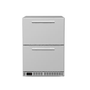 Commerciale 24 pollici in acciaio inox refrigeratore per bevande all'aperto con 2 <span class=keywords><strong>cassetti</strong></span> - Product Image 4