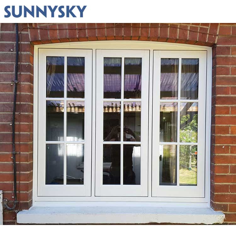 Sunnysky, по заводской цене, современные окна с двойным остеклением, створчатое звуконепроницаемые окна для дома