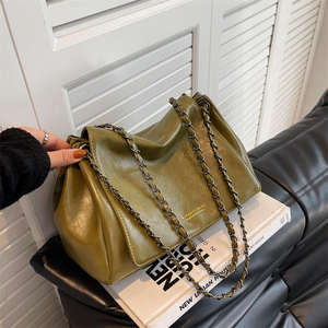 กระเป๋าหนังลายตารางเพชรปักโลโก้สั่งทำขายส่ง กระเป๋าสะพายข้างผู้หญิง กระเป๋าถือผู้หญิง - Product Image 1