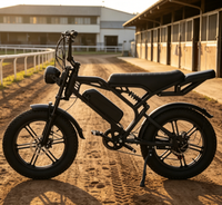 Nouvelle moto électrique MD, 50 km/h, double moteur, 10 Ah, frein à disque hydraulique, batterie intégrée, pneus larges, 48 V