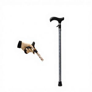 Bastón de Apoyo Multifuncional con Punta de Goma y Mango en T, Económico, para Personas Mayores, con Capacidad de 250 Libras - Product Image 1