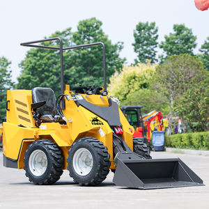 Mini chargeuse sur pneus à vente chaude, directement <span class=keywords><strong>de</strong></span> l'usine, avec moteur diesel Kubota <span class=keywords><strong>de</strong></span> 25 ch, débit hydraulique élevé, mini chargeuse sur pneus puissante - Product Image 5