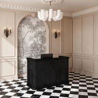 Comptoir de réception pour bureau, hôtel, service client, espace de réception, présentoir de magasin, mobilier d'hôtel, comptoir d'accueil