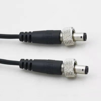 Cable de Alimentación Wavelink de 12V CC, Conector de Tornillo de 5.5mm x 2.1mm con Bloqueo, Aislamiento de PVC para Electrodomésticos