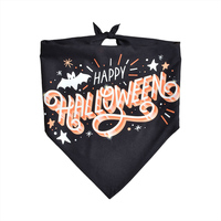 Bandana pour chien Halloween, motif fantôme et citrouille, accessoire pour animaux de compagnie pour l'automne