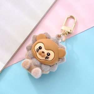 Vente en gros de porte-clés miniatures 3D en forme d'animaux de dessin animé - Pendentif en peluche mignon pour sacs, charme animal kawaii pour enfants - Product Image 2