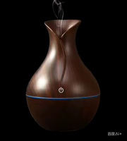 Diffuseur d'huiles essentielles à brume silencieuse 130 ml, humidificateur d'air, purificateur d'air pour voiture, pour chambre à coucher, utilisation en intérieur automobile