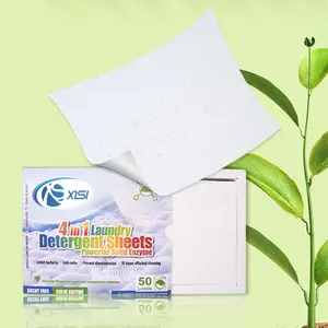 Eco Friendly Good price household washing laundry clean detergent sheets laundry tablets