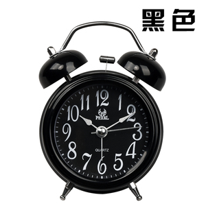 Réveil de bureau à double cloche personnalisé Snooze, horloge à quartz de <span class=keywords><strong>3</strong></span> pouces, double cloche en métal, <span class=keywords><strong>mouvement</strong></span> à balayage - Product Image 6