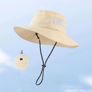 Sombrero de Pescador Impermeable de Verano al por Mayor para Mujer y Hombre, Sombreros de Pescador Deportivos de Nailon Plegables para Correr - Product Image 4