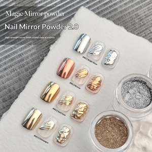 Polvo de Uñas con Purpurina de Patrón de Cielo Estrellado Espejo Mágico Mejorado, Serie Tinker Bell de Alta Resistencia, Accesorios de Uñas de Nuevo Estilo - Product Image 2
