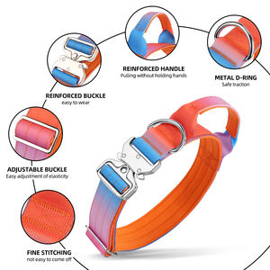 Nuevo <span class=keywords><strong>Collar</strong></span> Táctico para Mascotas con Color Degradado, Nuevo <span class=keywords><strong>Collar</strong></span> de Entrenamiento para Cachorros, <span class=keywords><strong>Collar</strong></span> de Nailon Resistente con Hebilla de Serpiente - Product Image 5