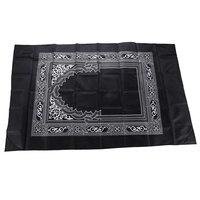 Tapis de prière portable utile avec boussole à genoux Poly Mat pour l'islam musulman Tapis de prière imperméable avec sac