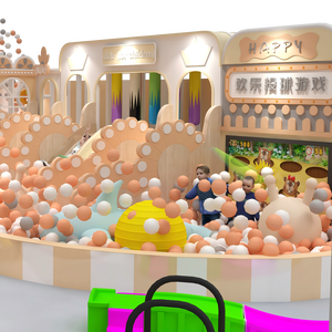 Aoleao Custom Turnkey Pastel Castle Theme Ball <b>Pool</b> Soft Play Equipment High-Capacity Kids Amusement Set CE TUV Certified - Product Image 2