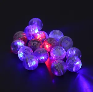 LED Vibração Piscando Bola Colorida Vermelho E Azul Bolas Luz Saltando Ativação Joggle Luz Infantil Engraçado Saltando Brinquedos