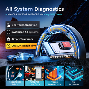 Autel MaxiDiag MD906 Pro MD906Pro più ampia copertura più recente può FD FCA Autoauth strumento di scanner diagnostico a vita libero - Product Image 6