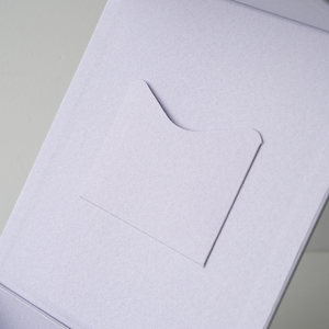 Tùy chỉnh in ấn dễ thương màu tím các tông giấy cứng cứng nhắc bao bì gấp từ Hộp quà tặng - Product Image 5