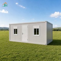 Maison préfabriquée en conteneur, mobile, pliable, en panneaux sandwich en acier, maison préfabriquée moderne à une pièce, mini-maisons