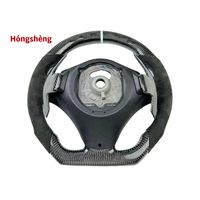Volant Personnalisé en Fibre de Carbone avec Palettes de Changement de Vitesse pour BMW E92 E90 E87 E91 E93 M3