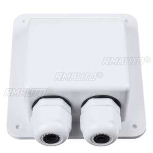 Caja de Conexiones ABS con Doble Entrada de Cable, Caja de Entrada de Cable Doble para Autocaravana, Blanca, con Doble Orificio, Accesorios para RV, Yate y Automóvil - Product Image 4