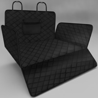 Nouveau produit tendance : Housse de siège arrière pour animaux de compagnie, imperméable, antidérapante, avec fond rigide, pliable, type hamac pour voiture
