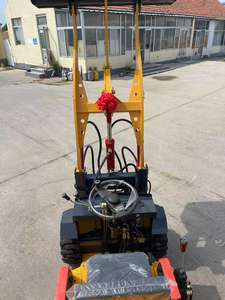 Mesin diskon besar 4x4 tugas berat diesel hidrolik kompak roda pemuat Mini teleskopik depan kecil - Product Image 3