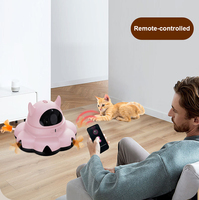 Jouet laser interactif intelligent et écologique pour chat, rechargeable, en ABS, multifonctionnel, avec plateau tournant, pour intérieur