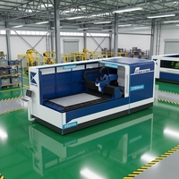 Precio de Fábrica de Han's Laser: Cortadora Láser de Fibra CNC 3015 para Chapa Metálica/Acero/Aluminio, Máquina de Corte Láser de Metal Económica