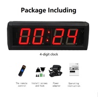Reloj de Cuenta Regresiva Digital LED de 2.3 Pulgadas YIZHI con Control Remoto, Interruptor de Alimentación de CC de 12 V, Cronómetro Digital para Juegos