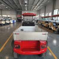 Voiture de golf électrique tout-terrain Rainbow 72V certifiée CE, freins à disque, 4 places personnalisées avec compartiment arrière, 30 km/h, autonomie 70-90 km