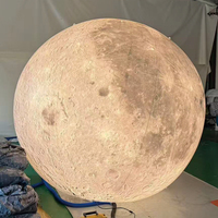 Ballon publicitaire gonflable géant en forme de lune ou de planète avec lumière LED pour extérieur de TianYi Tech