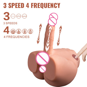 Bambola sessuale maschile con dildo vibrante, torso per adulti per stimolazione del punto G, masturbatore unisex per donne, coppie e uomini <span class=keywords><strong>gay</strong></span> - Product Image 2