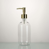 Botella de Spray Redonda de Plástico PET con Tapa de Rosca, Color Personalizado, 500 ml, Impresión Serigráfica para Champú, Loción, Jabón Líquido Corporal, Uso Cosmético