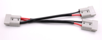 Connecteur de prise à contact en cuivre 50A, 600V, adaptateur double en Y, câble de voiture pour chariots élévateurs, transpalettes, véhicules, faisceau de câbles personnalisable