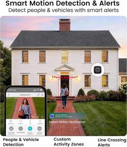กล้องติดตั้ง WindowCam <span class=keywords><strong>Pro</strong></span> 2K 3MP รองรับ WiFi สองย่านความถี่ ภาพสีกลางคืนคมชัด ระบบตรวจจับความเคลื่อนไหวอัจฉริยะ พร้อมไฟสปอร์ตไลท์ ระบบรักษาความปลอดภัย - Product Image 5