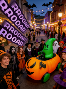 <span class=keywords><strong>Auto</strong></span> Telecomandata Gonfiabile a Forma di Zucca di Halloween 2.4G - Gonfiaggio/Sgonfiaggio con Un Tasto, Velocità Regolabile e Movimento Multidirezionale - Product Image 5