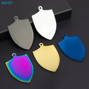 Etiqueta de perro logotipo personalizado mascotas identificación collar Rectangular de Metal en blanco Etiqueta de perro personalizada colgante de acero inoxidable para grabado - Product Image 2