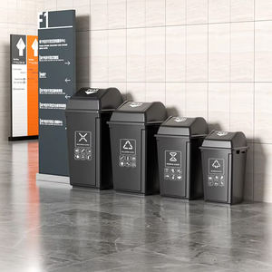 YYN <span class=keywords><strong>Bidone</strong></span> della Spazzatura <span class=keywords><strong>da</strong></span> <span class=keywords><strong>20</strong></span> <span class=keywords><strong>Litri</strong></span> con Coperchio Basculante, per Sale Espositive, Ristoranti, Uffici, Contenitore per Rifiuti in Plastica per Interni - Product Image 2