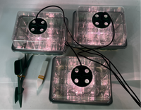 Kit de 3 lampes de culture LED en plastique pour semis, spectre rouge+bleu, alimentation USB, intensité réglable, CRI élevé 80, durée de vie 10 000 heures, IP20