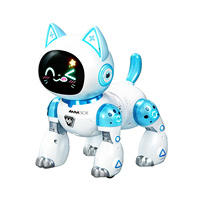Robot Chat Intelligent 2026 en ABS, Jouet pour Enfants Filles de 3 à 6 Ans, Commande Vocale, Interaction Tactile, Programmation USB