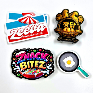 Autocollant personnalisé découpé à la forme, imperméable, résistant aux déchirures, avec vernis UV sélectif 3D, gaufrage en relief, finition brillante ou mate, étiquette de marque, logo, adhésif puissant - Product Image 5