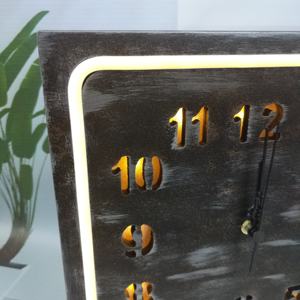 Hiasan dinding rumah liburan kualitas daftar baru dan ornamen jam dinding modis kayu indah - Product Image 5