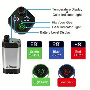 Bomba de Ducha Eléctrica Recargable, Portátil, Impermeable, de 6000 mAh, para Exteriores, Camping y Baño - Product Image 3