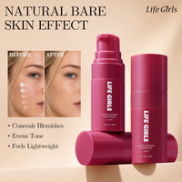 Fond de Teint Hydratant Adaptatif au Teint SPF15 à Faible MOQ, Couvrance Totale, Résistant à l'Eau, Marque Privée