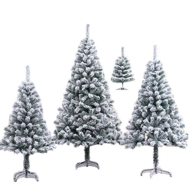 5ft 6ft 7ft 8ft 9ft Christmas Trees Simulation Snow Christmas Decoration PVC Encryption Tree Fiber Optic Christmas Tree