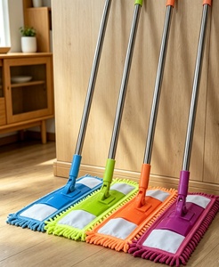 Serpillère télescopique en microfibre économique et facile à utiliser, en tissu chenille rétractable, durable et écologique, pour la vente en gros - Product Image 2