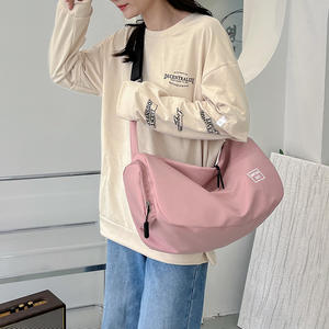 Bolsa de Gimnasio Informal de Nailon para Mujer, Bolsa de Viaje Corta para Negocios, Organizador Deportivo, Bolsa de Viaje Cruzada al Hombro de Gran Capacidad - Product Image 4