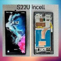 Layar Sentuh TFT LCD In-cell untuk Samsung S22 Ultra dengan Bingkai, Garansi 1 Tahun, Luminansi 350-400cd