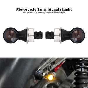 Xe Máy LED tín hiệu rẽ ánh sáng E Mark chỉ số phía trước đèn phía sau <span class=keywords><strong>blinkers</strong></span> phổ quát cho Harley <span class=keywords><strong>Cafe</strong></span> <span class=keywords><strong>racer</strong></span> Softail Touring XL - Product Image 3